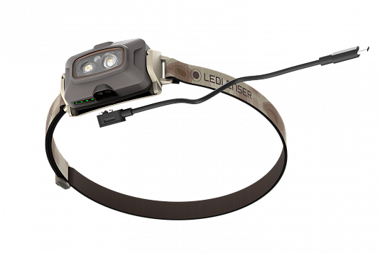 Светодиодный налобный фонарь Ledlenser HF4R Signature RGB аккумуляторный камуфляж - фото Led Lenser (Лед Ленсер)